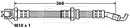 Borg & Beck Brake Hose  - BBH7401 fits Chev,Daewoo,Lacetti,Nubira