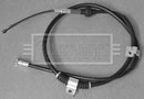 Borg & Beck Brake Cable- RH Rear - BKB3451 fits Mitsub. Outlander 5 Seater 06-