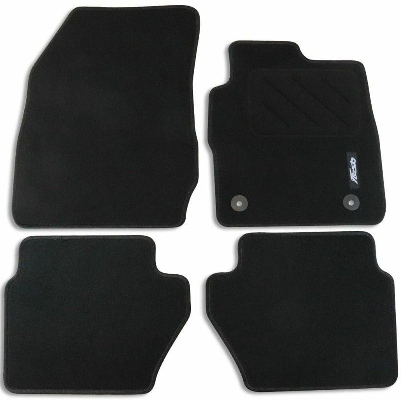 Genuine Ford Fiesta Mk7 2012-2017 Black Carpet Front & Rear Mats - 1947554