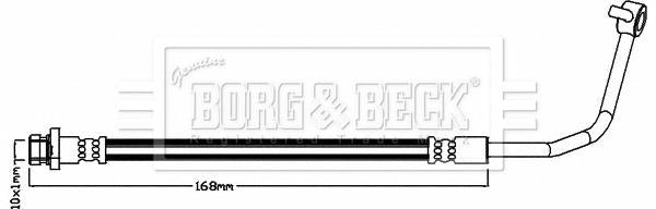 Borg & Beck Brake Hose Part No -BBH8216