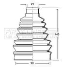 First Line Cv Joint Boot Kit Part No -FCB2284