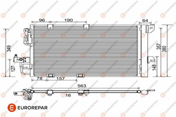 Eurorepar Air Conditioning Condenser - 1610159680
