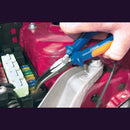 Heavy Duty Soft Grip Bent Nose Pliers, 200mm