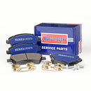 Borg & Beck Front Brake Pad Set - BBP1968 fits Fiat Sedici 06-
