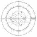 Borg & Beck Brake Disc Pair Part No -BBD5461