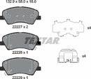 Textar Brake Pad Set - 2222701