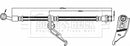 Borg & Beck Brake Hose  - BBH8280 fits Honda Accord VII(CP) 3.5 08-