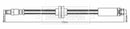 Borg & Beck Brake Hose Part No -BBH8814