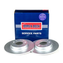 Borg & Beck Brake Disc Pair  - BBD4335 fits Mazda 6 02-