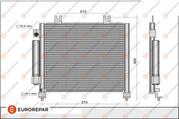 Eurorepar Air Conditioning Condenser - 1610160480