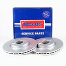 Borg & Beck Brake Disc Pair  - BBD5305 fits Volvo V40 16 system 03/12-