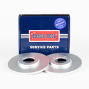 Borg & Beck Brake Disc Pair  - BBD4724 fits Ford Escort 75-80, Cortina -82