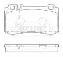 Borg & Beck Rear Brake Pad Set - BBP2478 fits Mercedes CLS63 AMG(C219) 4/06-