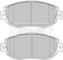 Borg & Beck Front Brake Pad Set - BBP1848 fits Lexus GS300 10/93-05/05