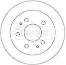 Borg & Beck Brake Disc Pair  - BBD4146 fits Daihatsu Terios 1997-