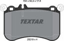 Textar Brake Pad Set - 2521901