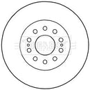 Borg & Beck Brake Disc Single  - BBD5998S fits Iveco Eurocargo 06-