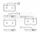 Borg & Beck Brake Pad Set - BBP2695 fits Giulia 2.0, 2.2D 08/16-