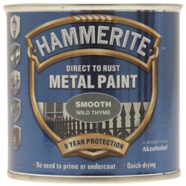 Hammerite Metal Paint Smooth Wild Thyme Paint - 750ml