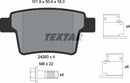 Ford Jaguar, Brake Pad Set - Textar 2426001