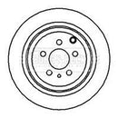 Borg & Beck Brake Disc Pair  - BBD4070 fits Peugeot 806 94-02