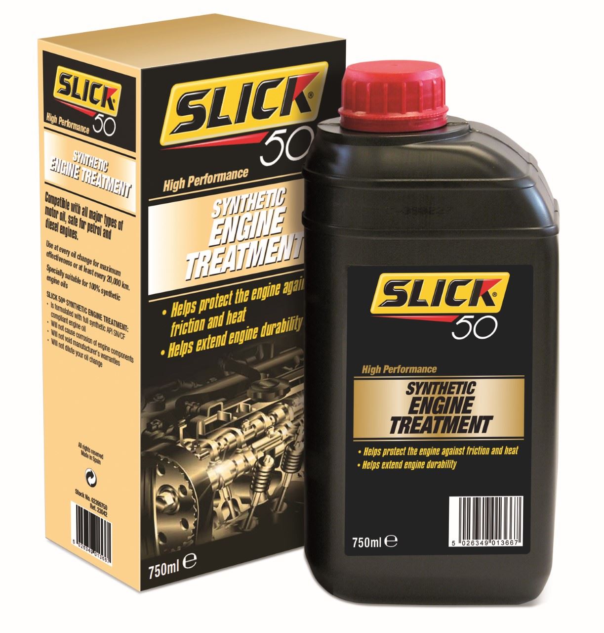 SLICK 50 SYNTHETIC ENGINE TREATMENT 750 ML | Arnold Clark Autoparts