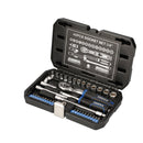 Draper HI-TORQ Metric Socket Set, 1/4" Sq Dr (40 Piece)