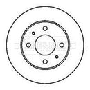 Borg & Beck Brake Disc Pair  - BBD4111 fits Nissan Almera 1.4i only 95- V