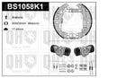 Quinton Hazell Akebono Brake Shoe Kit - BS1058K1