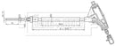 Borg & Beck Brake Cable - Front -BKB2635