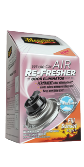Meguiar's G201502EU Whole Car Air Re-Fresher Odor Eliminator Fiji Sunset Scent 59ml