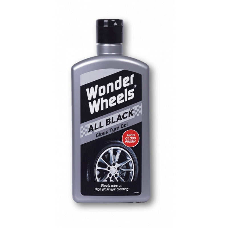 Wonder Wheels All Black Gloss Tyre Gel - 500ml