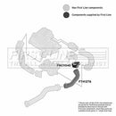 First Line Turbo Hose  - FTH1276 fits Dacia Sandero 1.5 DCi 08-