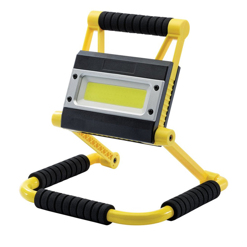 COB LED Rechargeable Folding Worklight and Power Bank, 20W, 750 - 1,500 Lumens