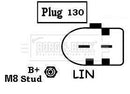 Borg & Beck Alternator -  BBA3034 fits Ford,L.Rover 2.0TD.2.2TD 06-11