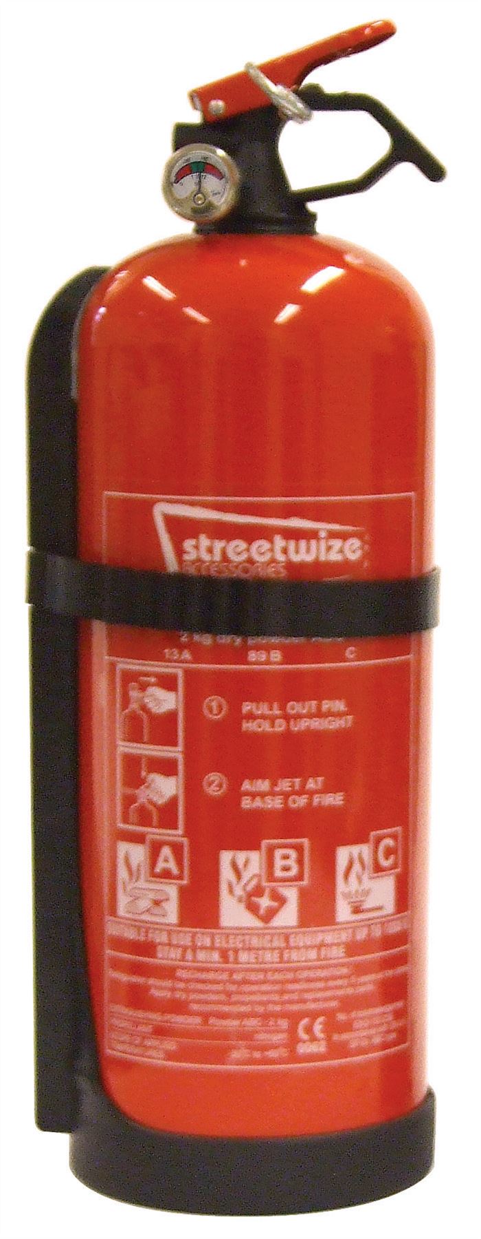 Streetwize 2 kg Dry Powder ABC+ Gauge Fire Extinguisher