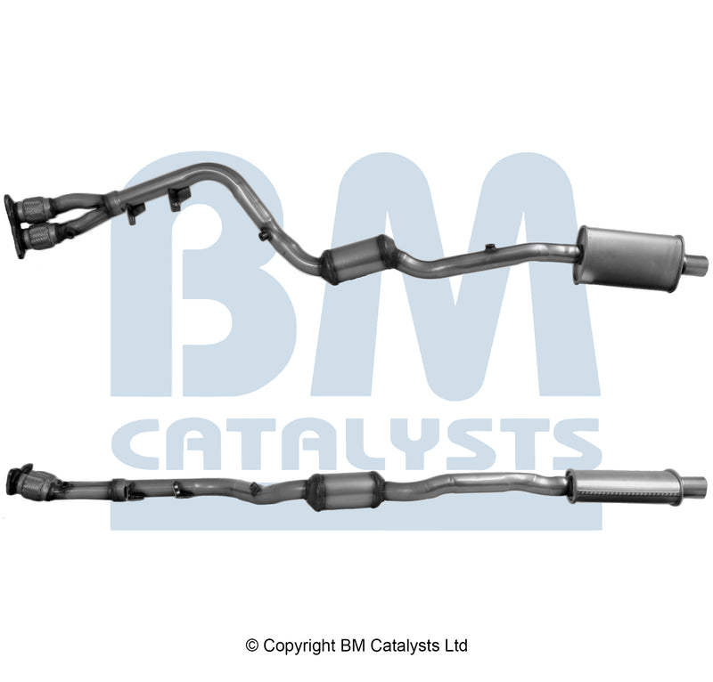 BM Cats Petrol Catalytic Converter - BM91874H with Fitting Kit - FK91874B