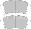 Key Parts Brake Pad Set - KBP1728 fits Toyota Yaris, Celica 99-
