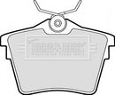 Borg & Beck Rear Brake Pad Set - BBP1899 fits Peugeot 407 all 04-