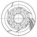 Borg & Beck Brake Disc Single  - BBD6160S fits Porsche Panamera(970) 05/11-16