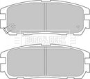 Borg & Beck Brake Pad Set - BBP1517 fits Isuzu Trooper/GM Brava 90-02