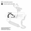 Borg & Beck Turbo Hose  - BTH1404 fits GM Corsa 1.3DTH 07-