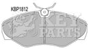 Key Parts Brake Pad Set - KBP1812 fits Vauxhall Vivaro,Traffic 01-