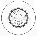 Borg & Beck Brake Disc Pair  - BBD5163 fits Renault Kangoo 10/08-