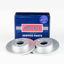 Borg & Beck Brake Disc Pair  - BBD4857 fits Vaux.nova,corsa,astra,81-