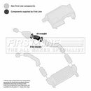 First Line Turbo Hose  - FTH1589 fits Ford Focus 1.8D 98-05