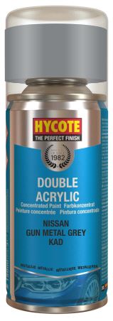 Hycote Double Acrylic Nissan Gun Metal Grey Spray Paint - 150ml