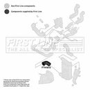 First Line Turbo Hose  - FTH1610 fits Audi A4 1.8T