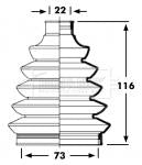 Borg & Beck Cv Joint Boot Kit Part No -BCB2359