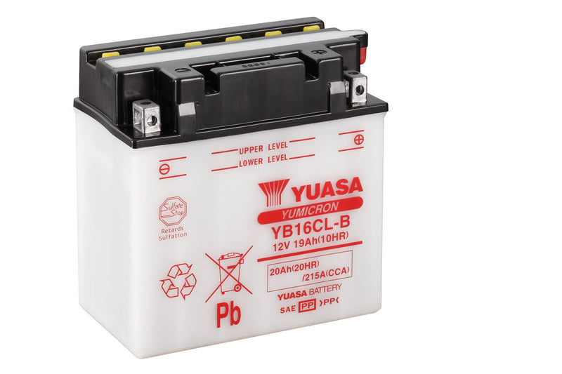 YB16CL-B (CP) 12V Yuasa YuMicron Battery (5470982078617)